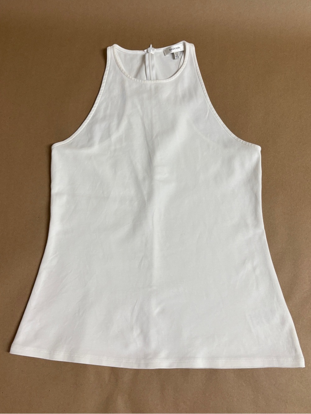 Aritzia Babaton White High Neck Tank
